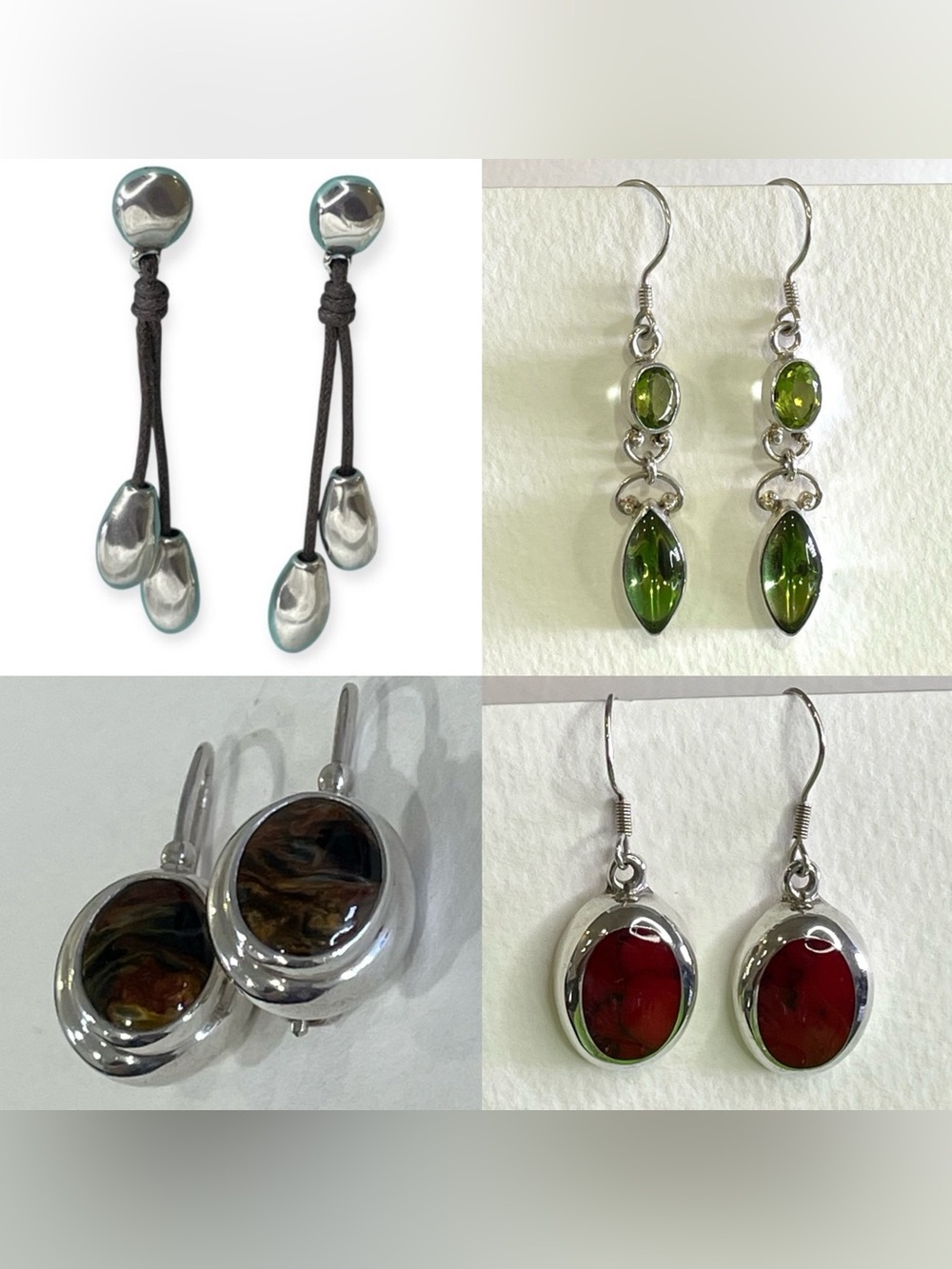 Handcrafted Sterling Silver Drop Earrings